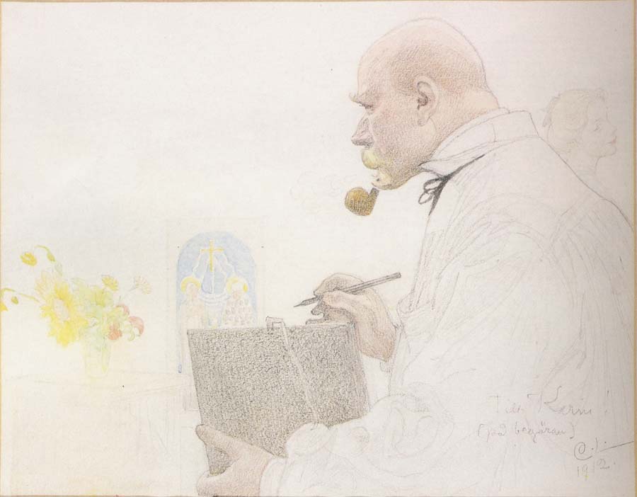 Carl Larsson Self-Portrait